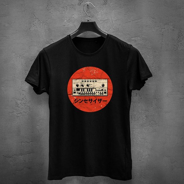 

synthesizer analog acid synth 303 techno japanese adsr vintage short sleeve t shirt