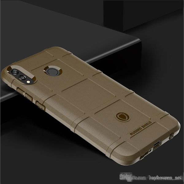 

full coverage shockproof soft silicone case armor matte cover anti knock shell for honor 8x max maxheavy duty army style
