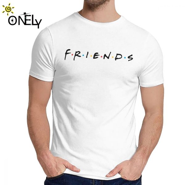 

friends tv show t-shirt leisure round collar stylish for man organic cotton plus size t shirt