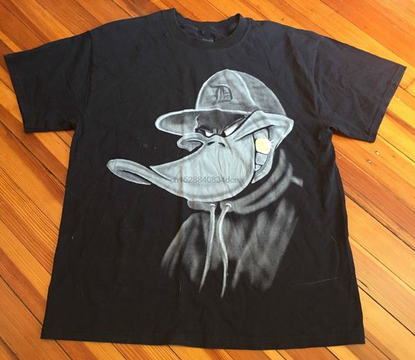 

daffy duck gansta футболка детройт gangster looney tunes золотой зуб большой l fun