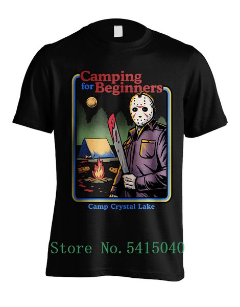 

friday 13th jason voorhees camp crystal lake official t-shirt mens casual male tees new arrival boy t-shirt discounts