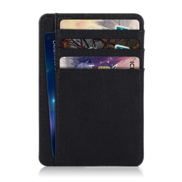 

selling multi function anti-theft brush card anti degaussing card holder colorful pu package can insert credit ps