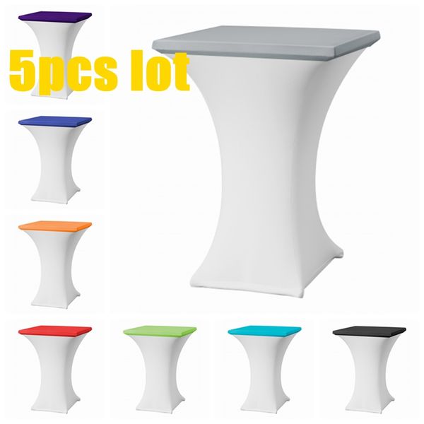 

table cloth wholesale price square stretch tablecloth cocktail cover spandex bar el wedding party decor
