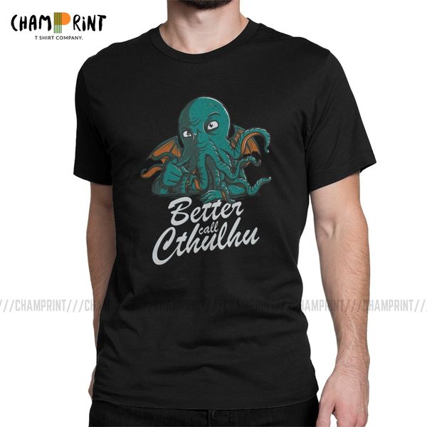 

better call cthulhu men t shirt better call saul breaking bad 2019 fashion tee shirt round collar t-shirt cotton plus size