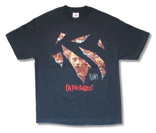 

korn shattered navy blue t shirt new adult