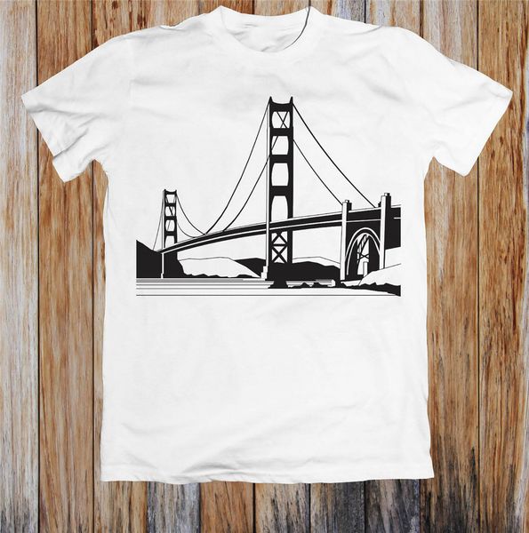 

golden gate bridge t-shirt breathable tee shirt