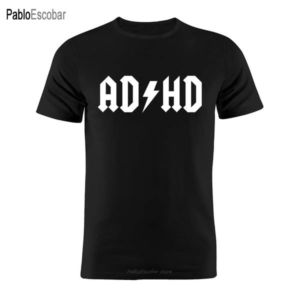 

shubuzhi cotton t shirt adhd funny silhouette artwork gift tee