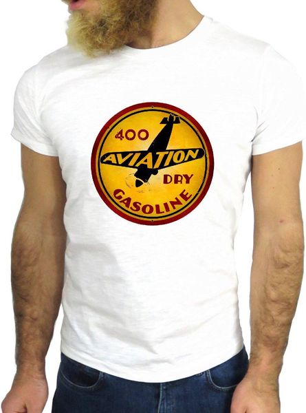 

2019 мода 100% хлопок slim fit top solid color 400 дня авиационного бензин америка fun печать повседневный tops