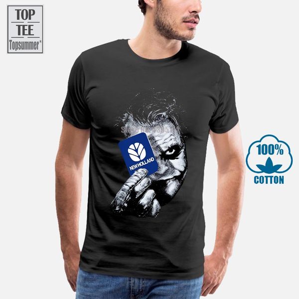 

мужчины футболка new holland день рождения joker смешная футболка новизна tshirt женщины