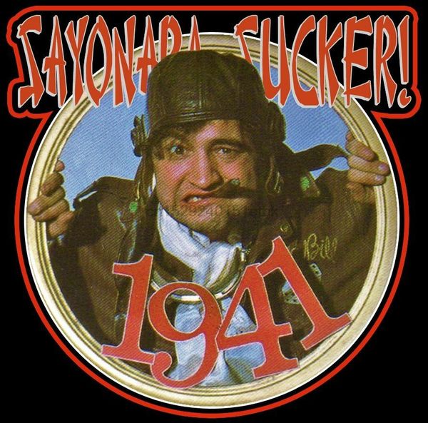 

70 spielberg classic 1941 cpt. wild bill kelso sayonara sucker custom tee