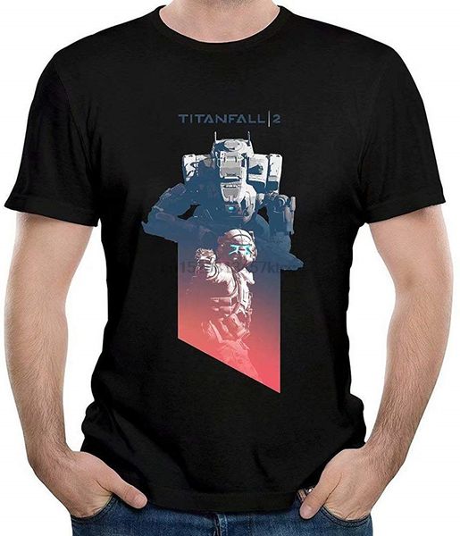 

titanfall 2 mens tee мода футболка мужчины женщина открытая одежда топы футболочка