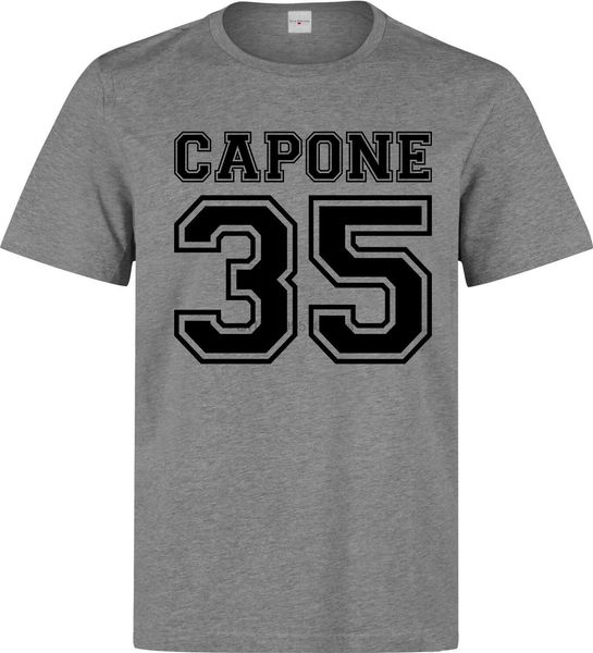 

capone 35 stylish количество мужские слоган качества (женщины в наличии) серая футболка (1