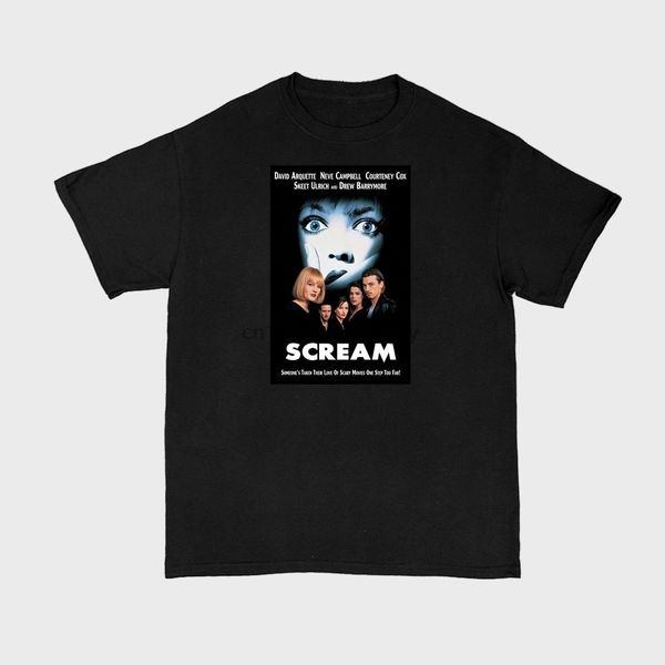 

scream vintage poster t shirt single side print