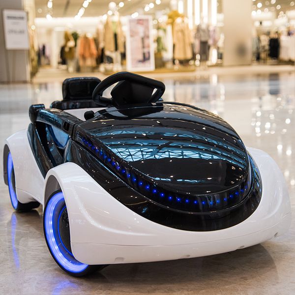 

science fiction kids bike electric four-wheel car baby remote control children motorcycle toy car baby stroller kids bike