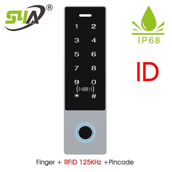 

metal fingerprint access control machine id card password access control touch screen rfid controller