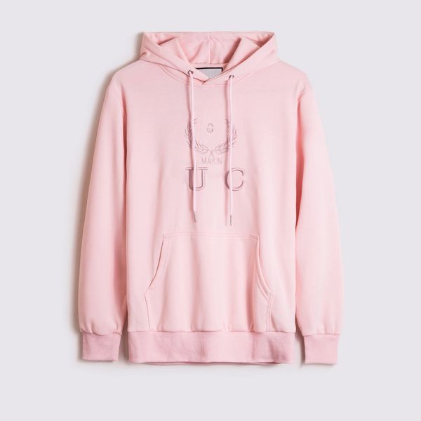 

men classic hoodies pure color fashion embroidery pullover mens women trendy embroidey letters sweatshirts casual hoodies, Black