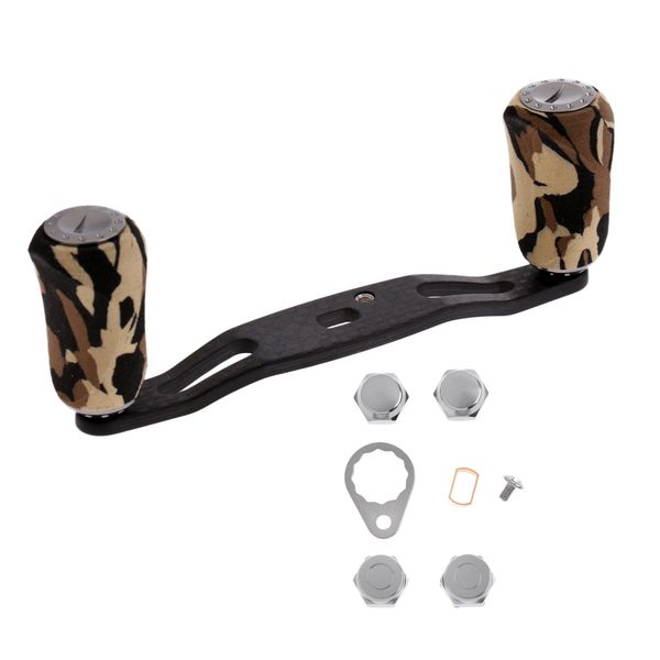 

carbon fiber fishing reel handle replacement grips knobs for baitcasting reel