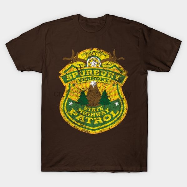

men tshirt spurbury state highway patrol super troopers t shirt printed t-shirt tees top