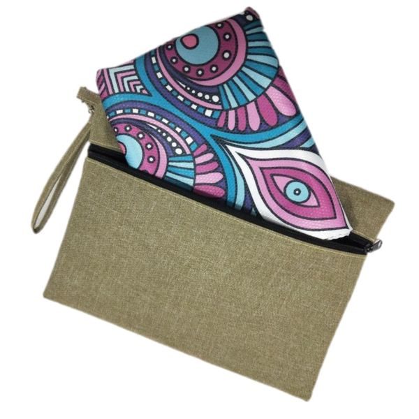 

new multi-functional fitness yoga bag gym portable sports towel storage bag professional yoga mat envelope 32*24cm