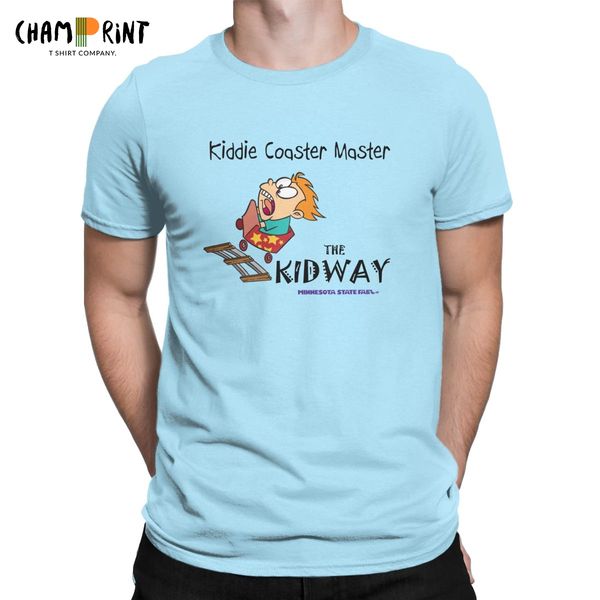 

men t-shirt mn minnesota state fair kidway vintage 100% cotton tee shirt short sleeve t shirt round collar clothing 4xl 5xl