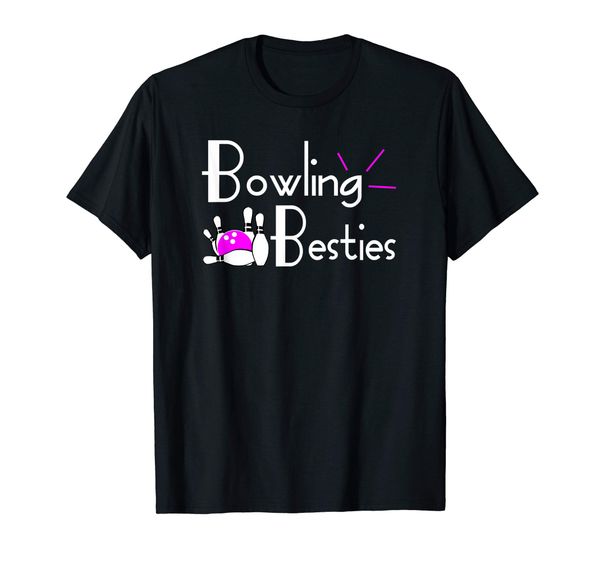 

боулинг besties футболка лучшие друзья женская лига tee