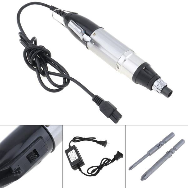 

ac 100-240v two-way adjustment electric screwdriver with adjustable voltage adapter and screwdriver bits for household appliance