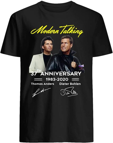 

leet group modern talking 37th anniversary 1983 2020 t-shirt