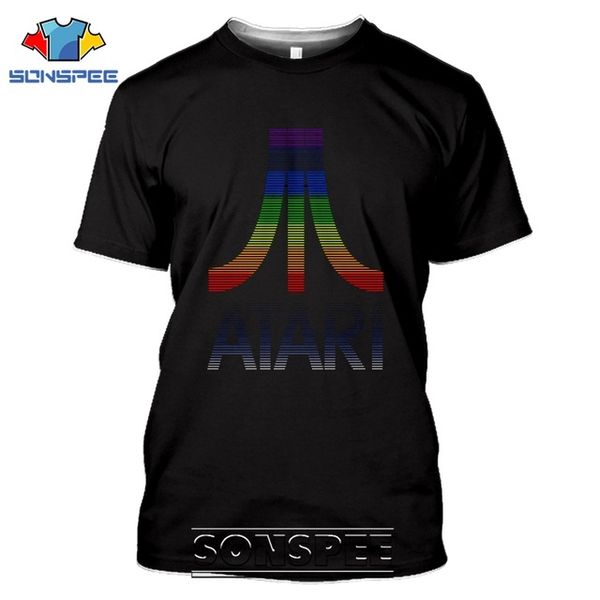 

atari vintage arcade retro game 3d print shirts hentai harajuku funny men clothing