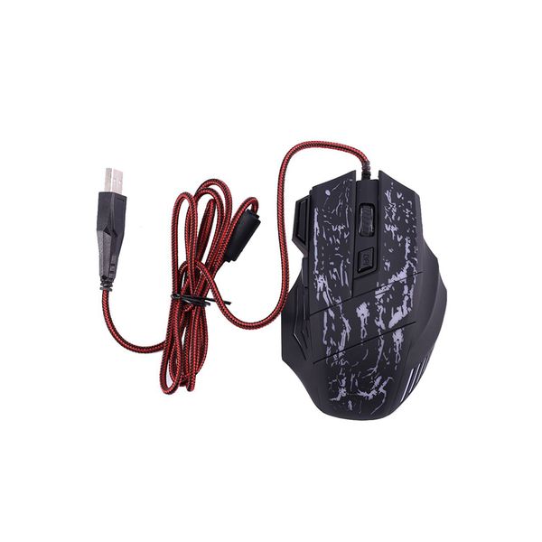

gaming mouse mechanical mouse 7 button wired game gamer k1012b computer for lappc