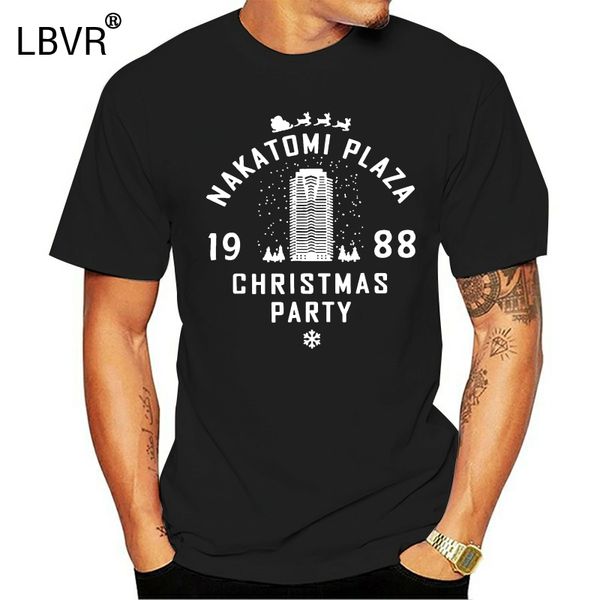 

die hard nakatomi plaza christmas party 1988 t shirt black cotton men s-3xl printed style tees male fitness brand clothing