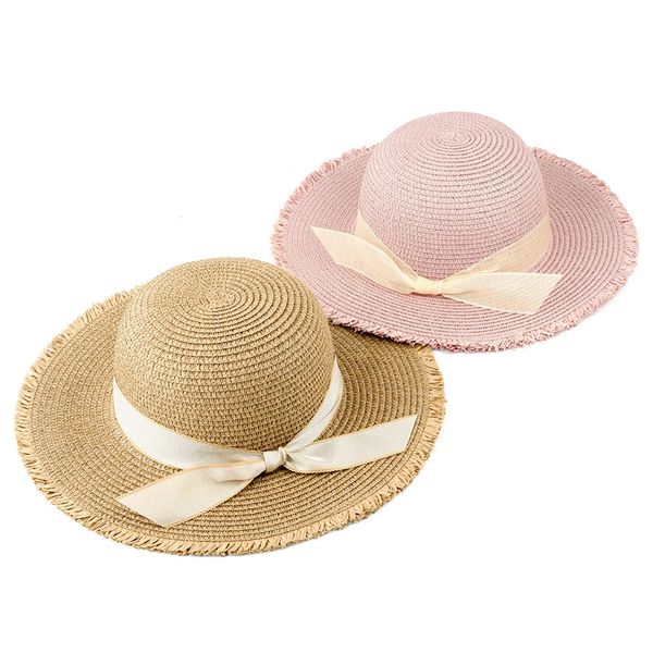 

jovivi women beach sun hats wide brim bowknot straw hat floppy foldable cap summer uv protection hats girls seaside vacation hat, Blue;gray