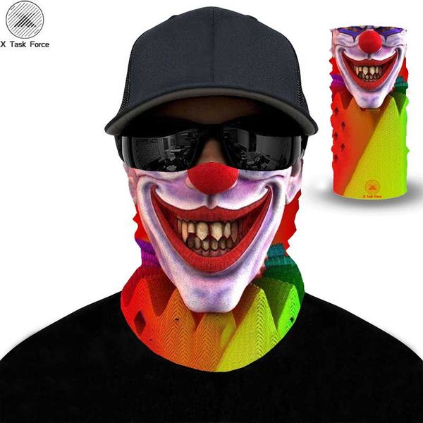 

scarves novelty 3d print headscarf funny colwn face bandana cycling sports tubular mask wolf men scarf handkerchief headband, Blue;gray