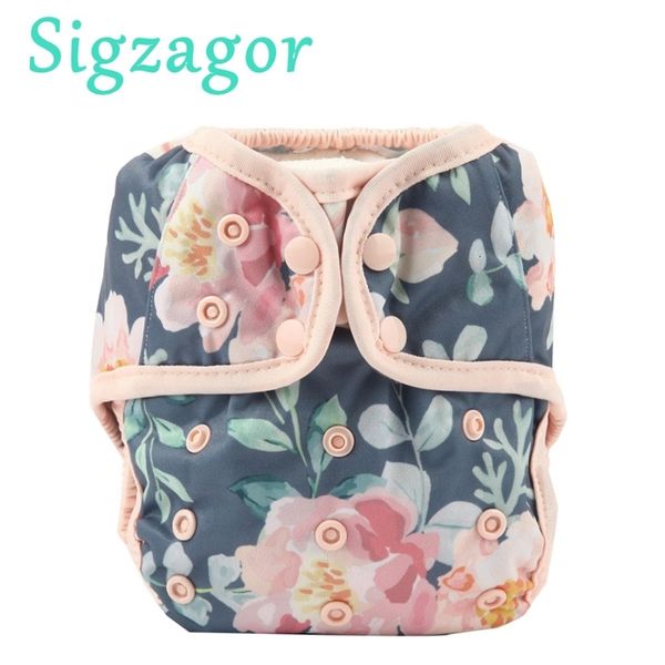 

sigzagor]2020 new  baby cloth diaper cover nappy double gusset 4-13kg 45 designs