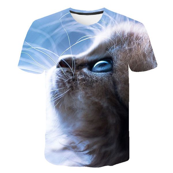 

o collar pet cat mens for men fun lovely animal x-6xl 3d print shirts plus size oversized anime men clothing