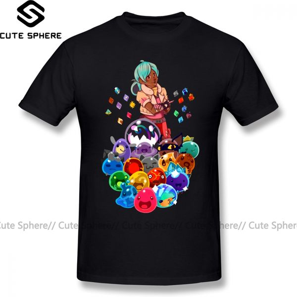 

slime rancher t shirt pile o slimes t-shirt streetwear short sleeve tee shirt men 100 percent cotton xxx graphic awesome tshirt