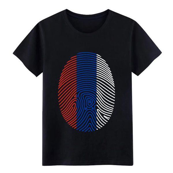 

men's fingerprint russia gift christmas birthday t shirt printed cotton round neck original cute funny spring kawaii shirt