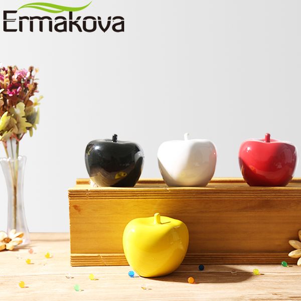 

ermakova ceramic apple figurine modern porcelain apple statue christmas birthday gift home office deskdecoration