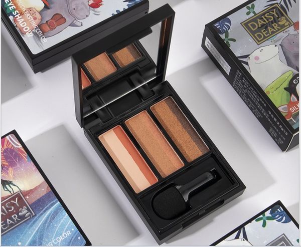 

wholesale make-up jean miss lazy eye shadow palette new european and american matt travel gradient eye shadow brush with your own