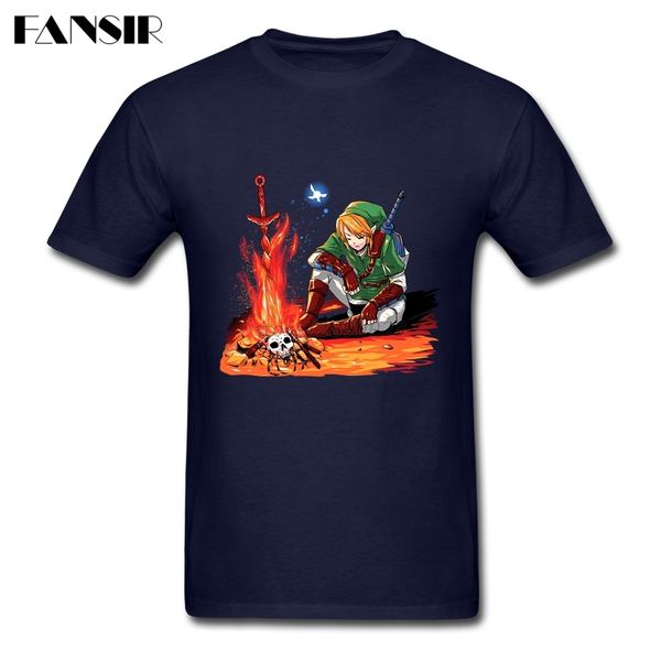 

men t-shirts rock 100% cotton short sleeve t shirt men dark link team clothing