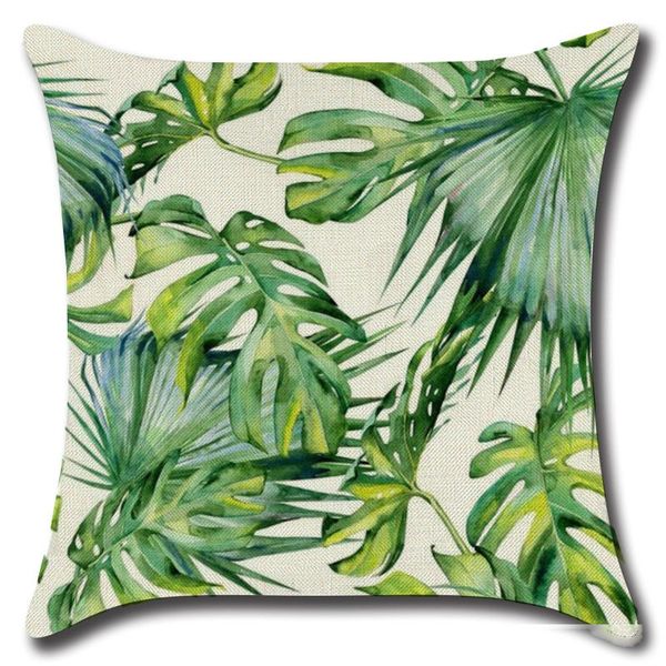 

nordic tropical plants decoration print cactus monstera cushion cover polyester throw pillow sofa home decorative pillowcase without pillow