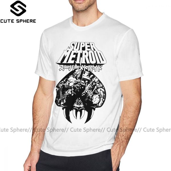 

metroid t shirt super metroid japanese classic edition t-shirt fun short-sleeve tee shirt xxx beach cotton man printed tshirt