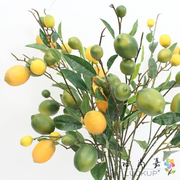 

1 pcs 89 cm beautiful artificial plastic fruit branch home garden decoration f447