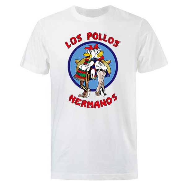 

men's fashion t-shirts 2019 summer los pollos hermanos t-shirt men chicken brothers short sleeve tshirt hipster
