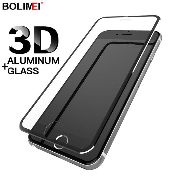 

3d aluminum alloy tempered glass for iphone 6 6s 7 8plus screen protector film on the for apple iphone xsmax 11pro glass