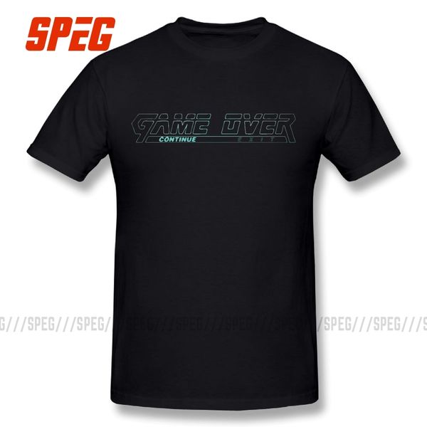 

metal gear solid tee shirts game over male o-neck short-sleeved t shirts over size 100% cotton comic t-shirts