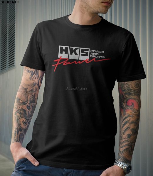 

limited hks power and sportser performance turbo logo black t-shirt size s-5xlsummer fashion t shirt sbz1124