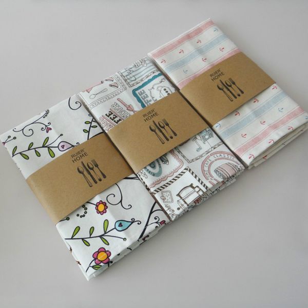 

table napkin green dye home essential kitchen jiapin mix of printing