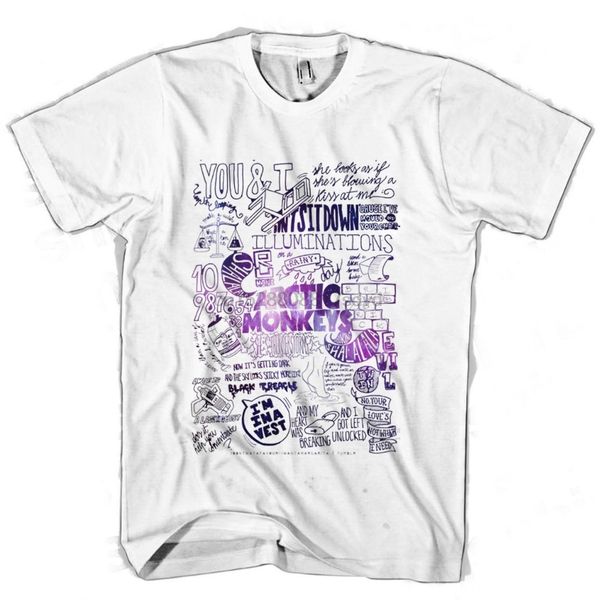

artic monkey lyric mens womens t shirt