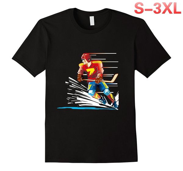 

ice hockey t-shirt player graphic design vintage team tee for men sizes-3xl
