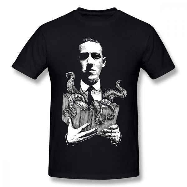

lovecraft cthulhu lovecraftian horror t-shirt for men plus size cotton team tee shirt 4xl 5xl 6xl camiseta